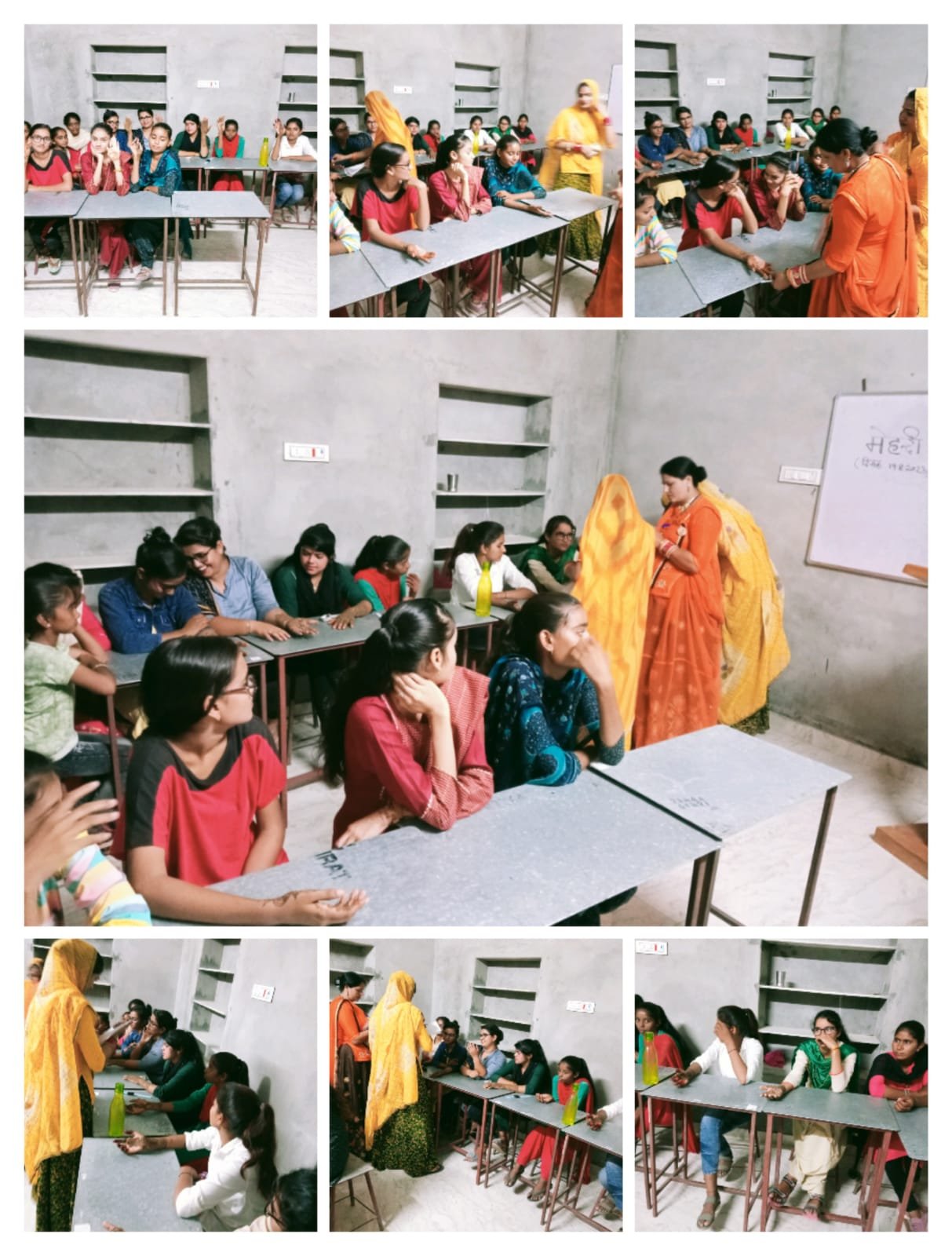 Mehndi Competition on occasion of Teej 